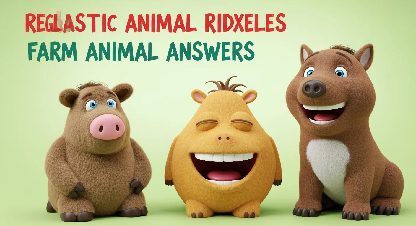 Farm Animals Riddles 270+ Farm Animal Riddles with Answers Fun Easy & Kid Friendly Brain ...