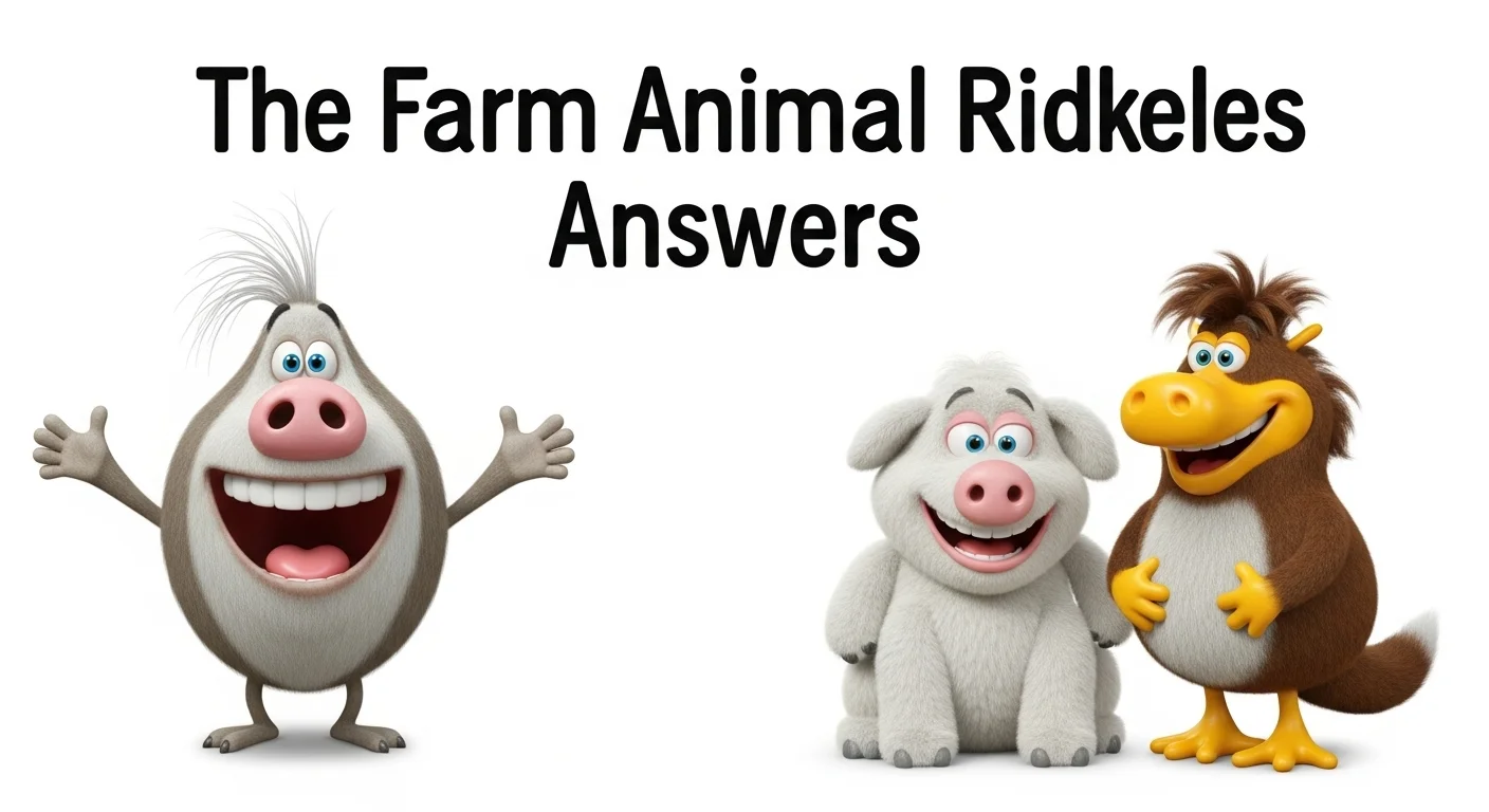Farm Animals Riddles 270+ Farm Animal Riddles with Answers Fun Easy & Kid Friendly Brain ...