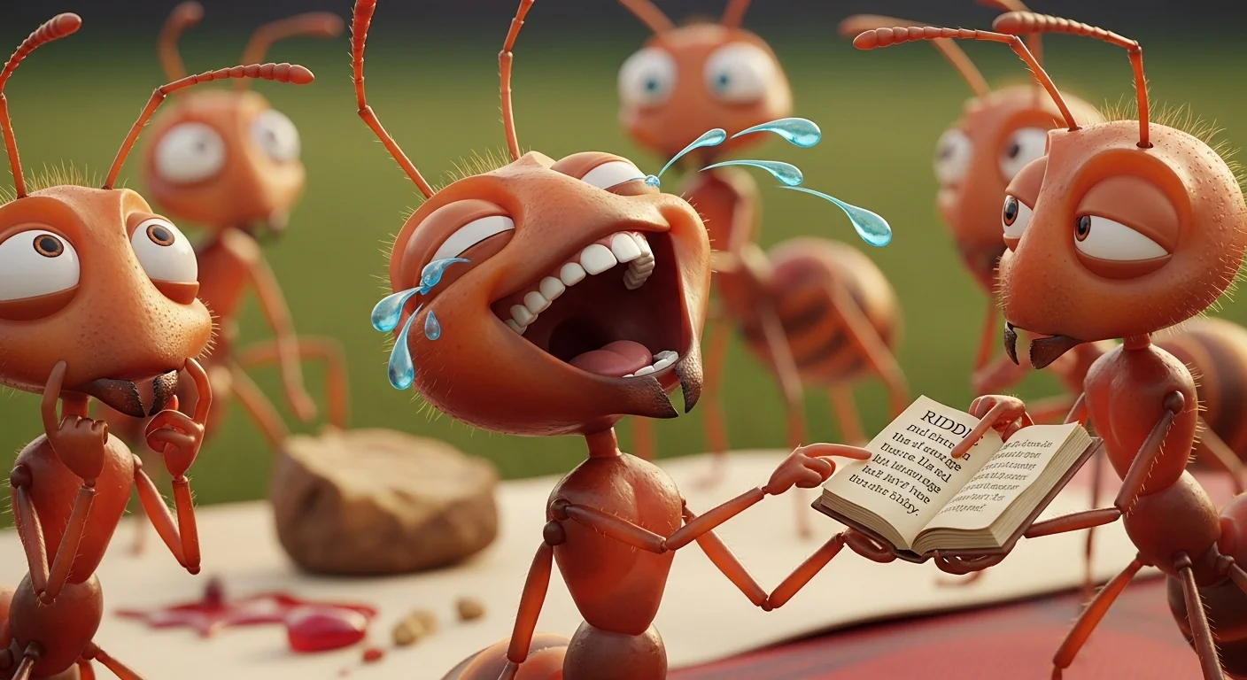 The Ants Riddles 250+ Funny Ant Riddles for Kids Tiny Jokes & Brain Teasers - Riddlesfun