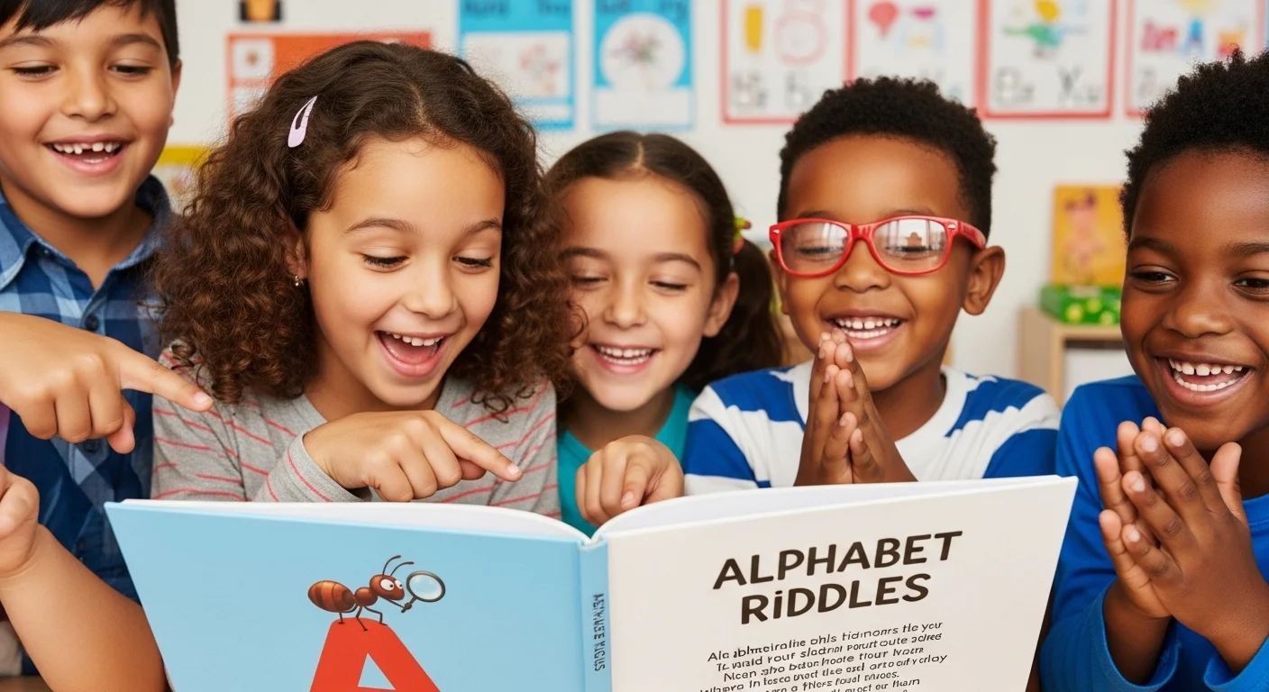 350+ Fun Alphabet Riddles for Kidsant Riddles with Answers Easy Brain ...