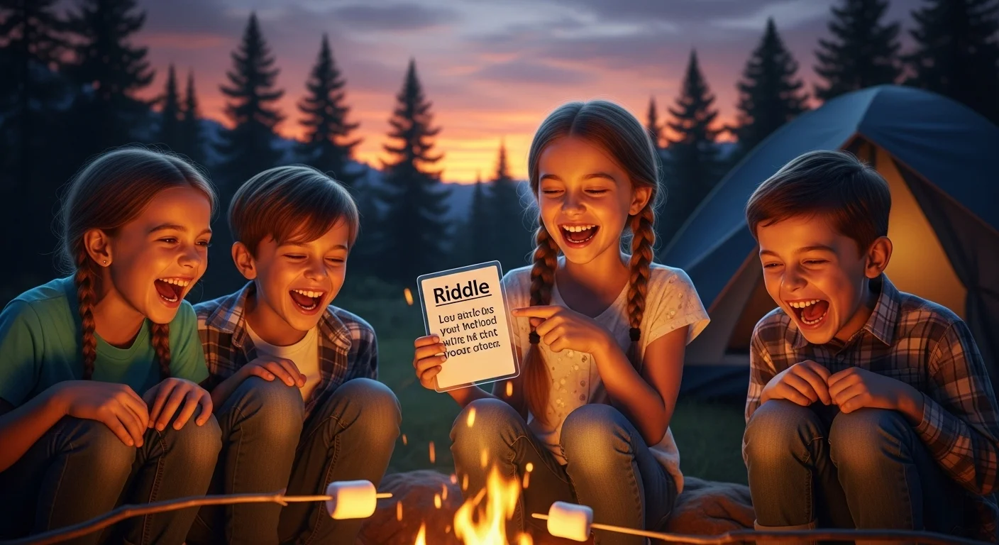 220+ Camping Riddles for Kids Fun Outdoor Brain Teasers with Answers ...
