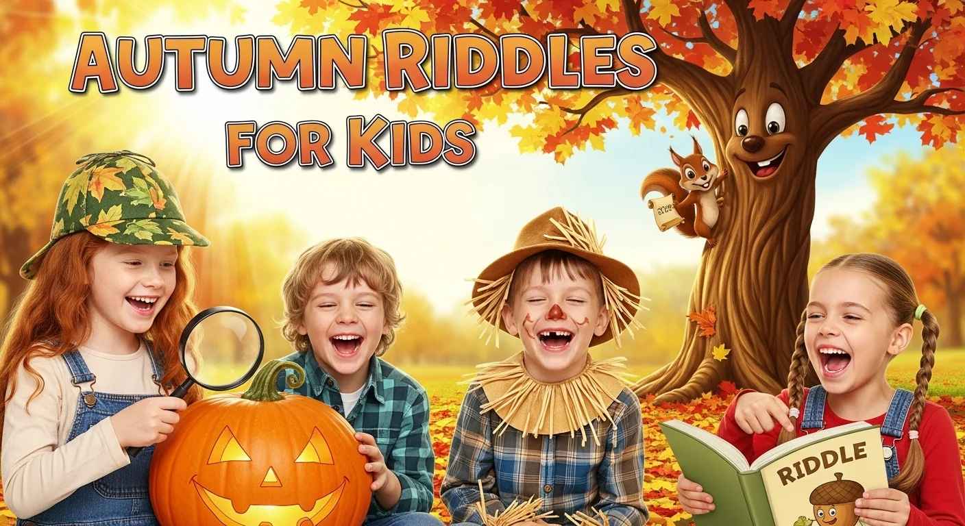 Autumn riddles for kids of the Day (UNANSWERED)