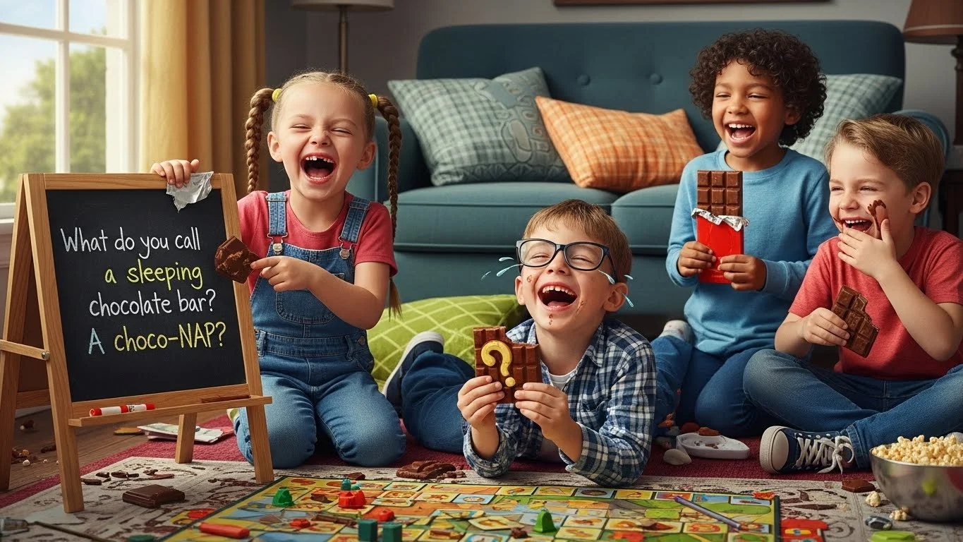 Chocolate riddles for kids of the day