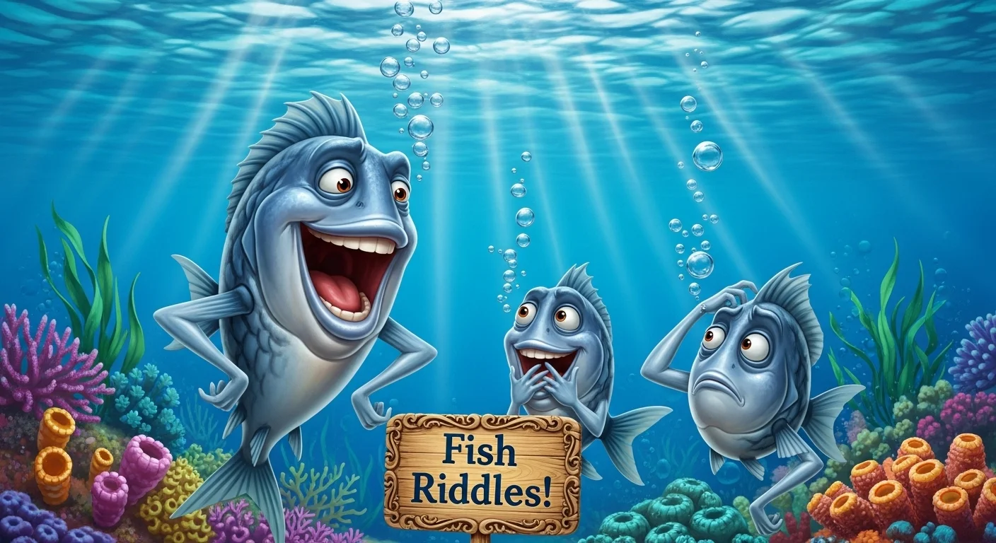 Fish riddles for kids of the Day (UNANSWERED)