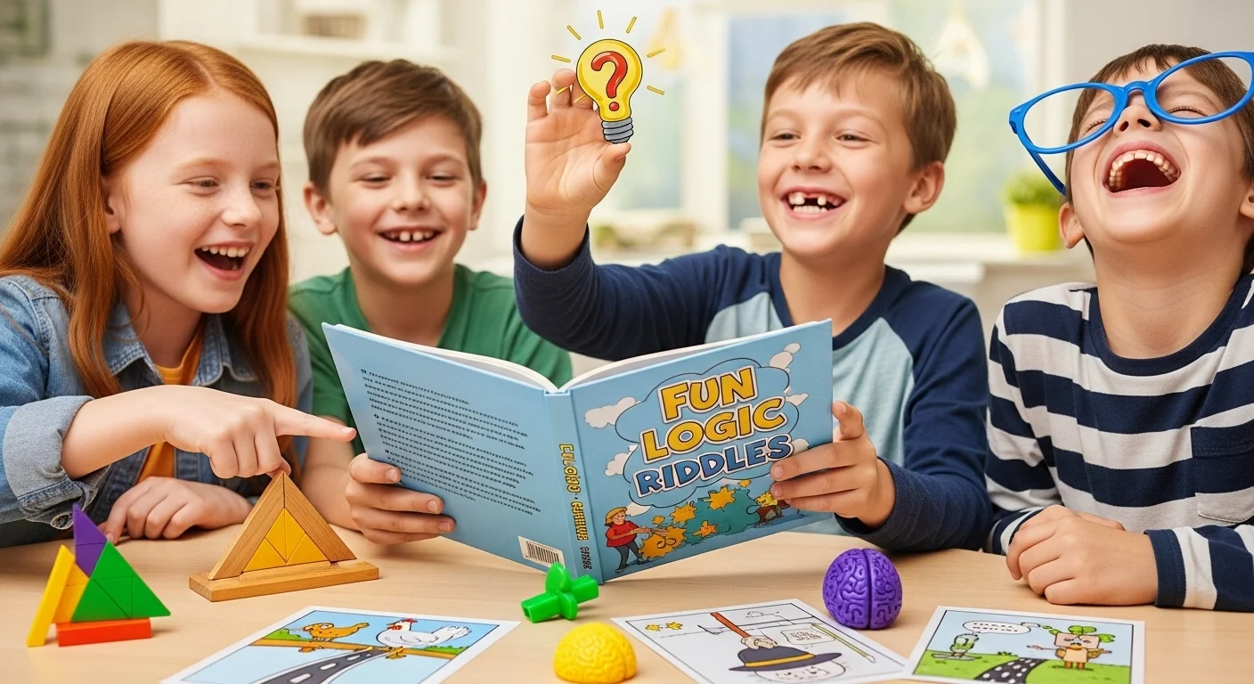 Visual Logic Riddles for Bright Young Minds