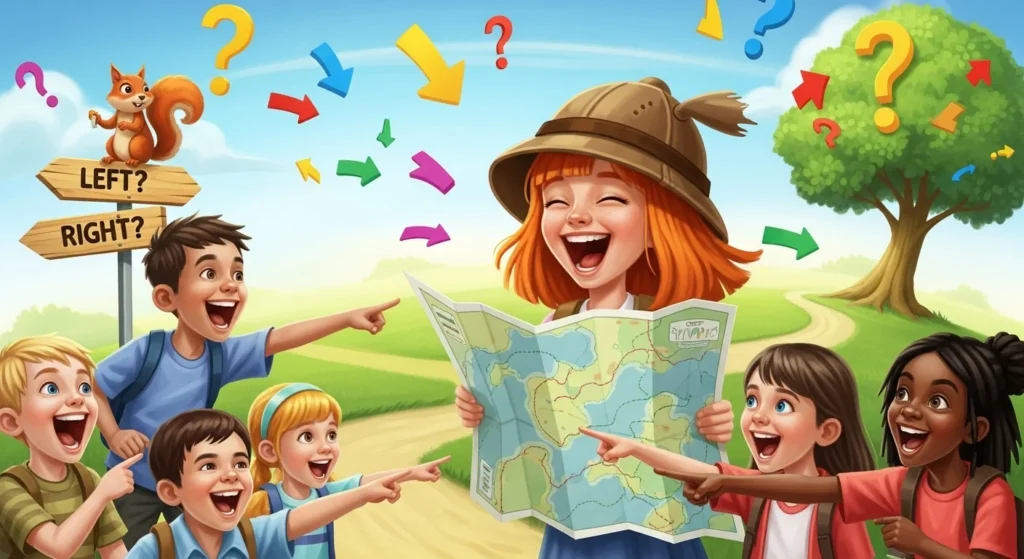 direction riddles kids