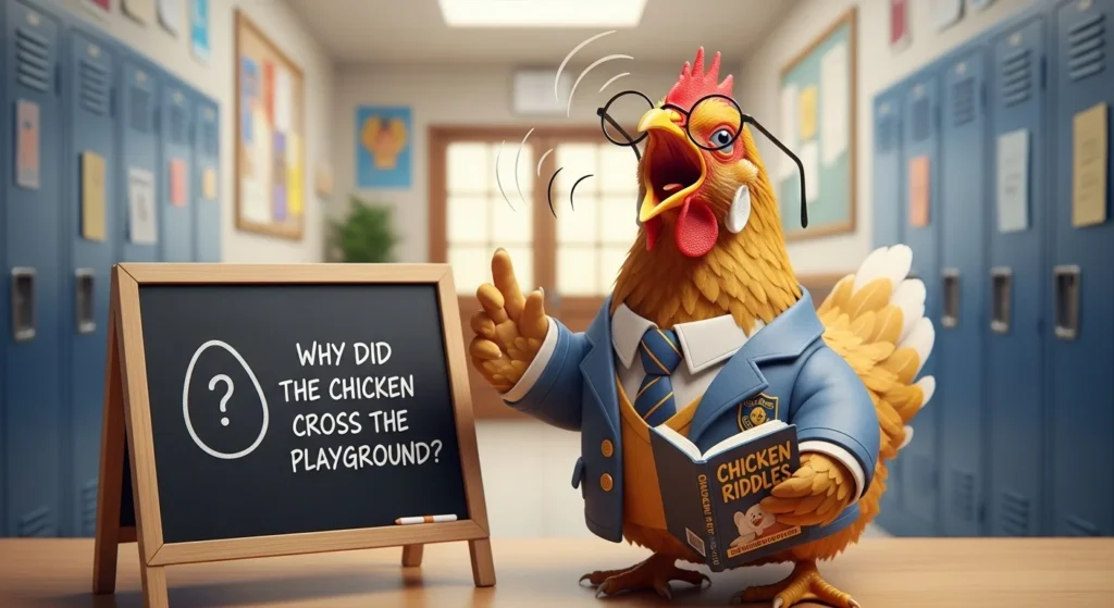school chicken riddles