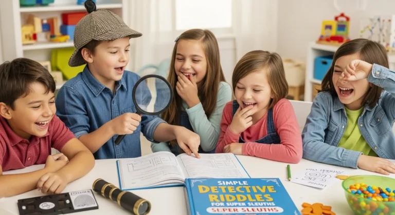 simple detective riddles for kids