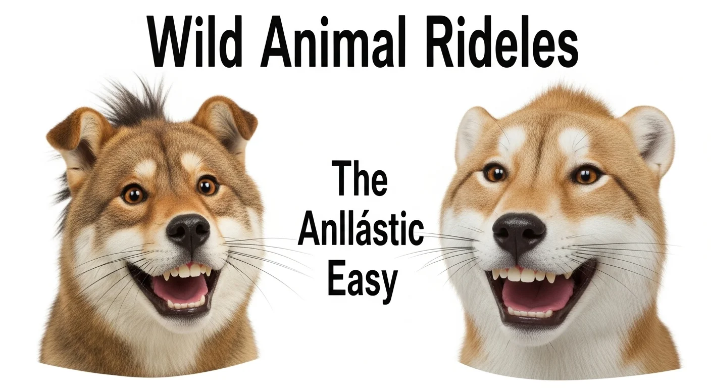 wild animal riddles easy