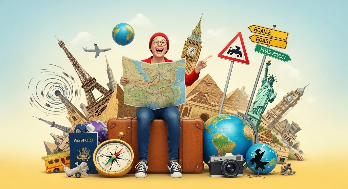 🌎 Fun Travel travel puzzle riddles