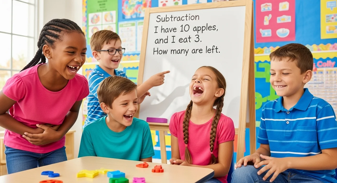 🍎 subtraction riddles kids That Feel Like Story Time