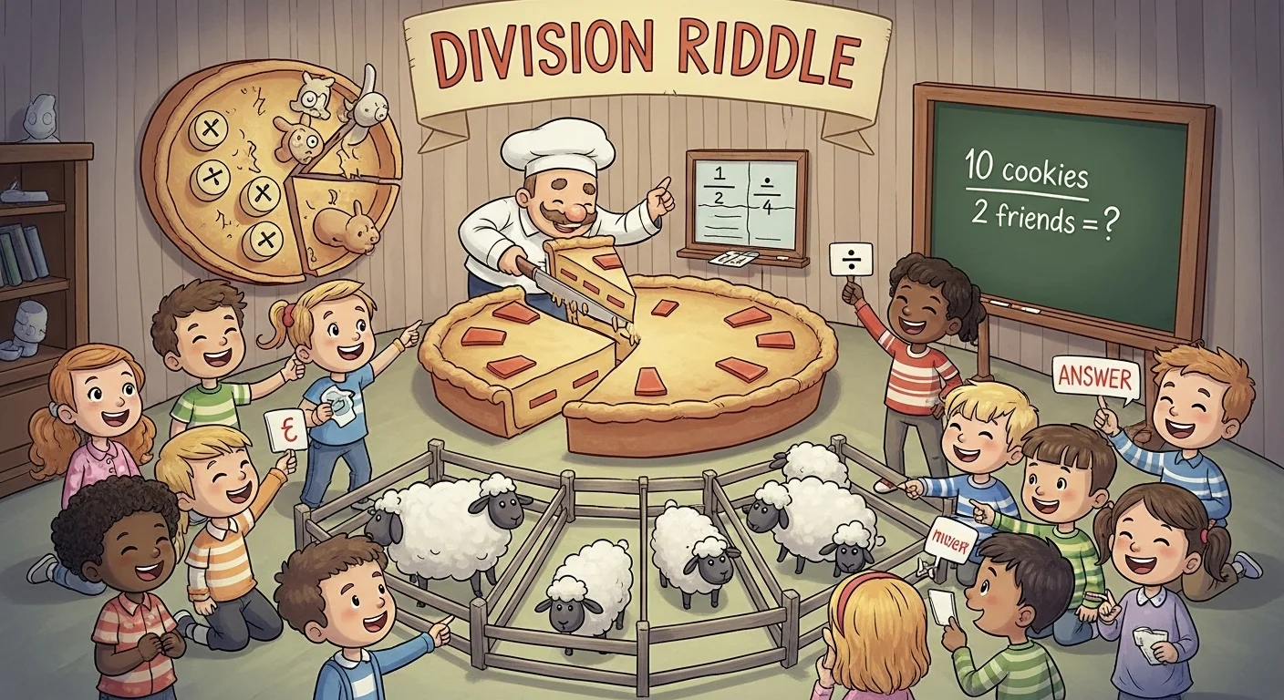 🍪 division riddles kids About Sharing Treats