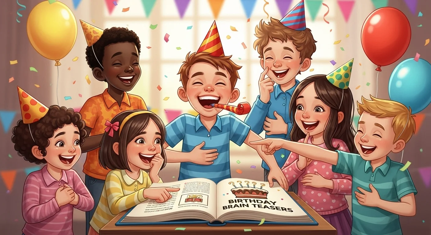 🎉 Easy birthday riddles for kids for Party Fun