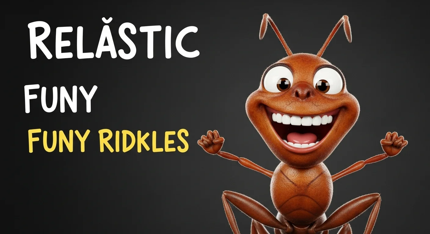 🎉 Lighthearted funny ant riddles To End With Smiles