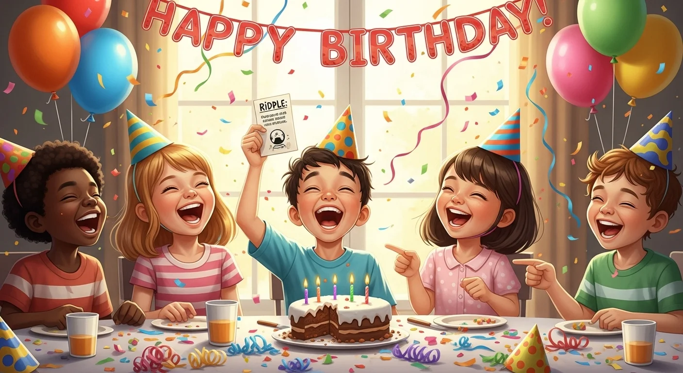 🎊 birthday riddles for kids for Group Celebrations