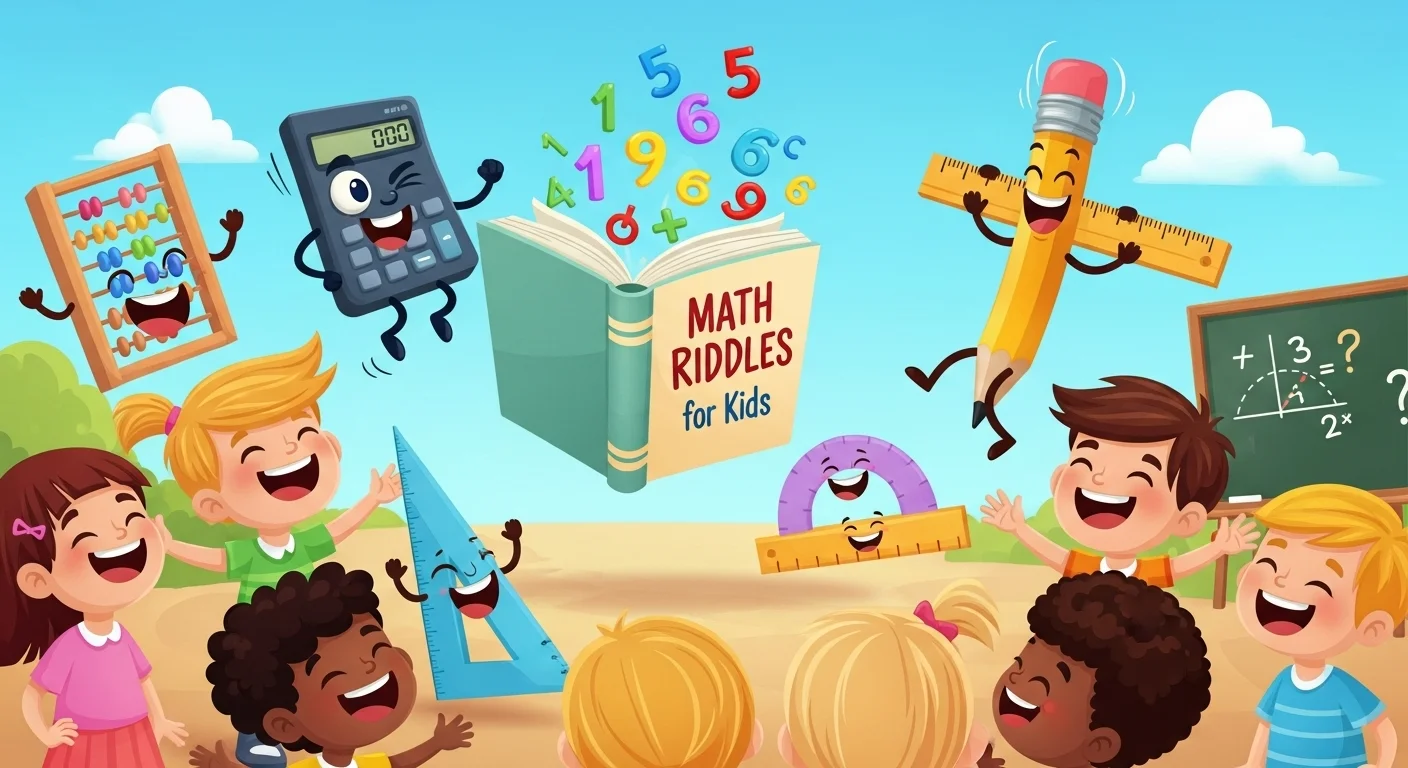 🎒 School-math riddles for kids easy