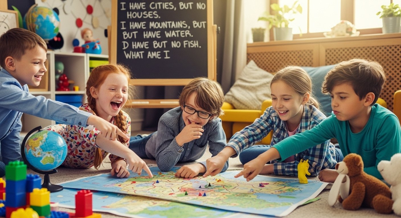 🏠 Indoor location riddles kids