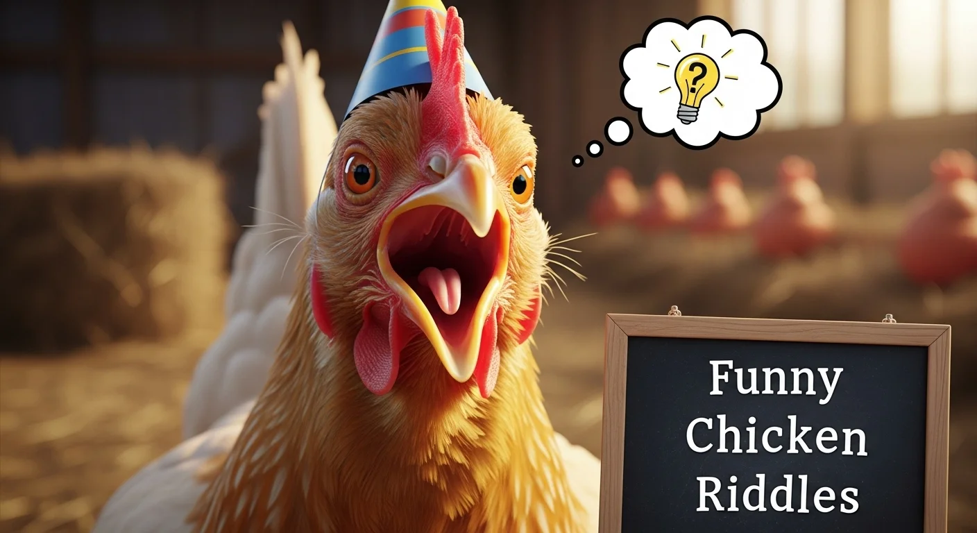 🐓 Family-Friendly funny chicken riddles for All Ages