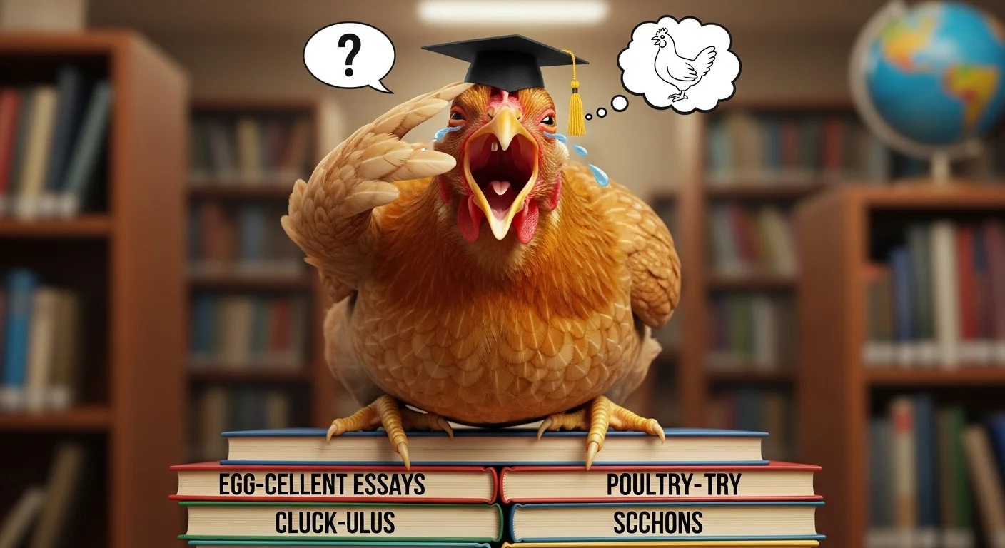 🐔🎓 Teacher-school chicken riddles Riddles