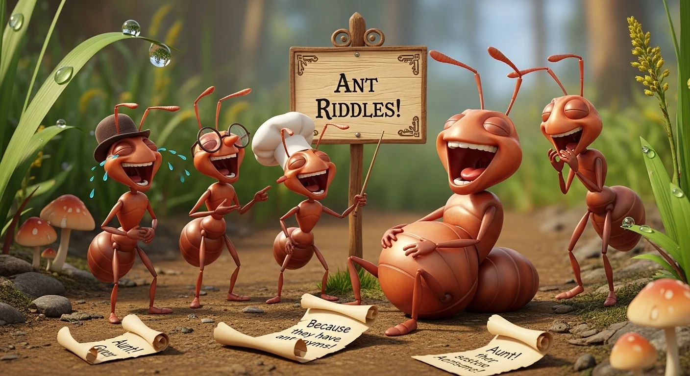 🐜 Tiny Creatures With Big ant riddles with answers