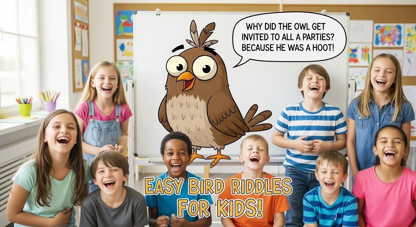 🐤🌍 Nature easy bird riddles for kids for Young Explorers