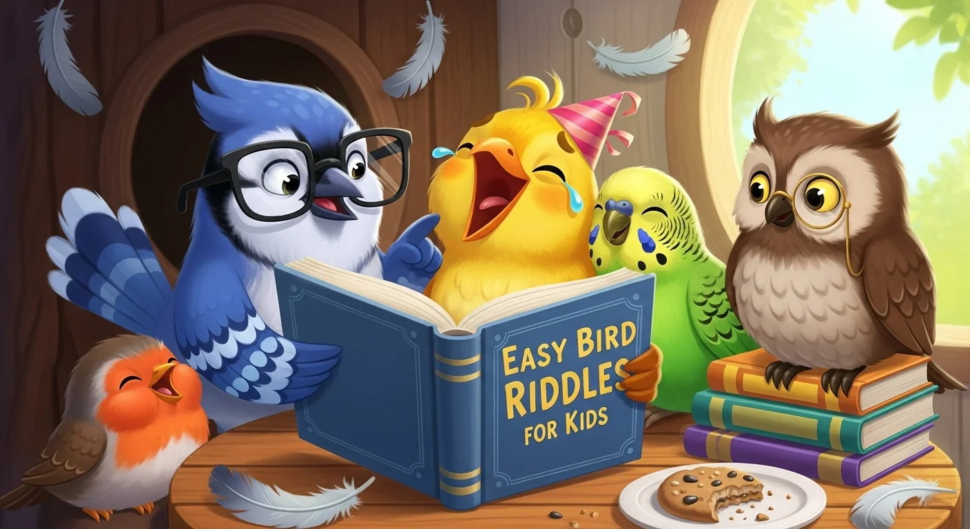 🐦😊 Friendly easy bird riddles for kids for Little Learners