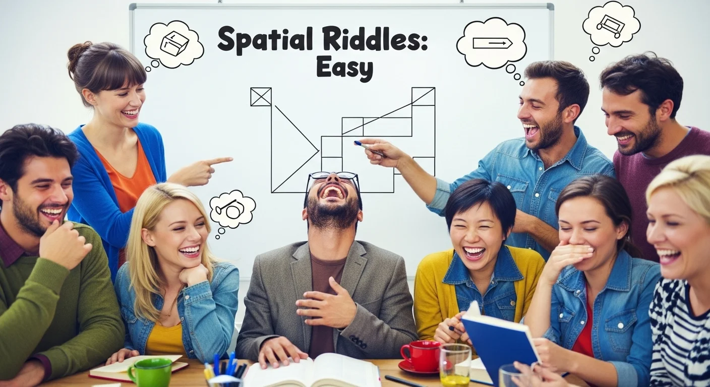 📦 spatial riddles easy Position and Place