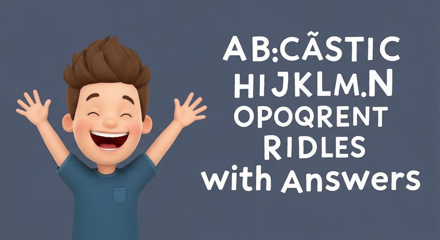 🔤 🎨 Fun alphabet riddles for kidsant riddles with answers with Simple Clues