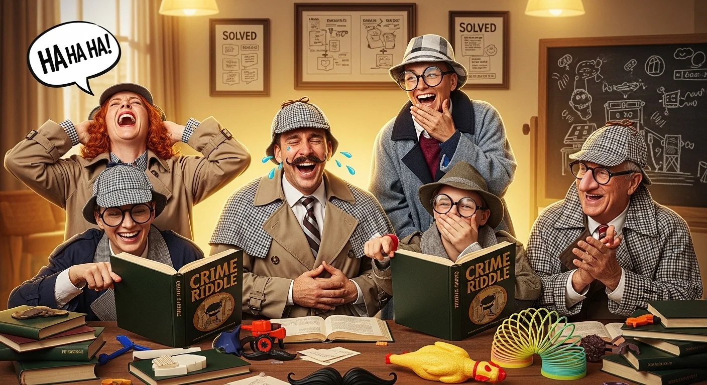 🕵️‍♂️ Kid-Friendly crime riddles clean