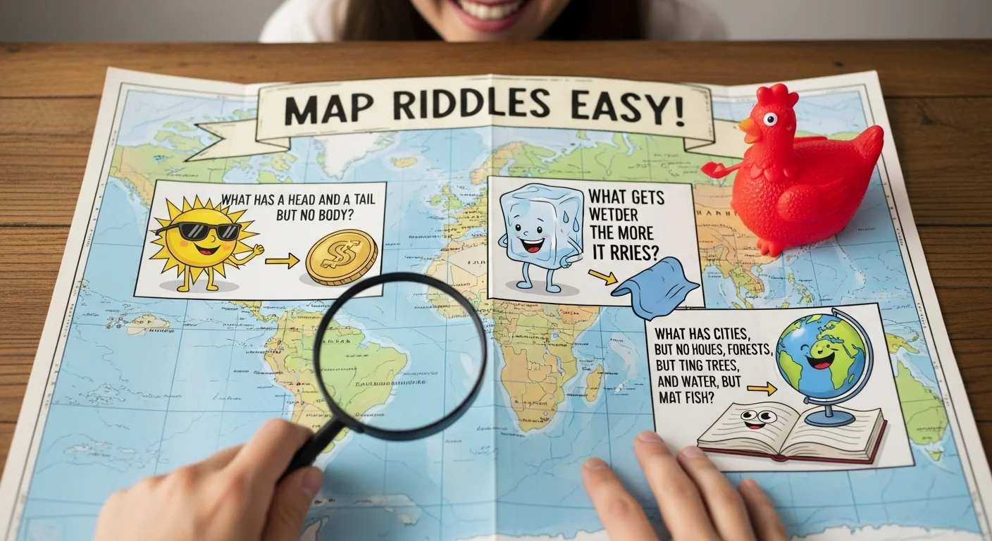 🗺️ Easy map riddles easy for Beginners