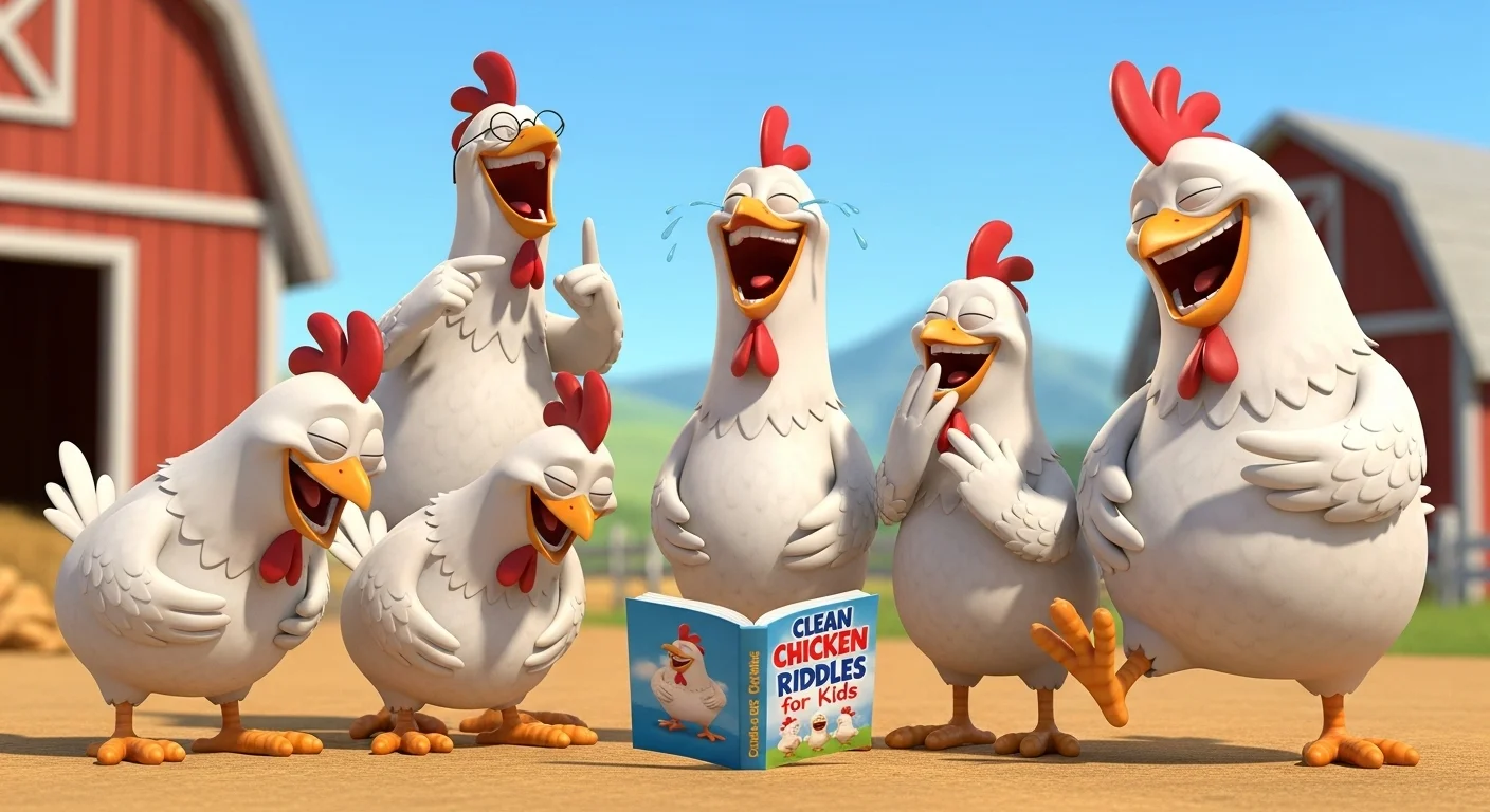 😂 Silly clean chicken riddles for kids for Playtime Fun