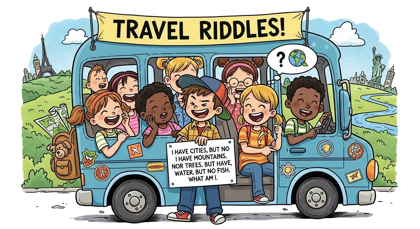 🚌 Fun travel riddles for kids Vehicles