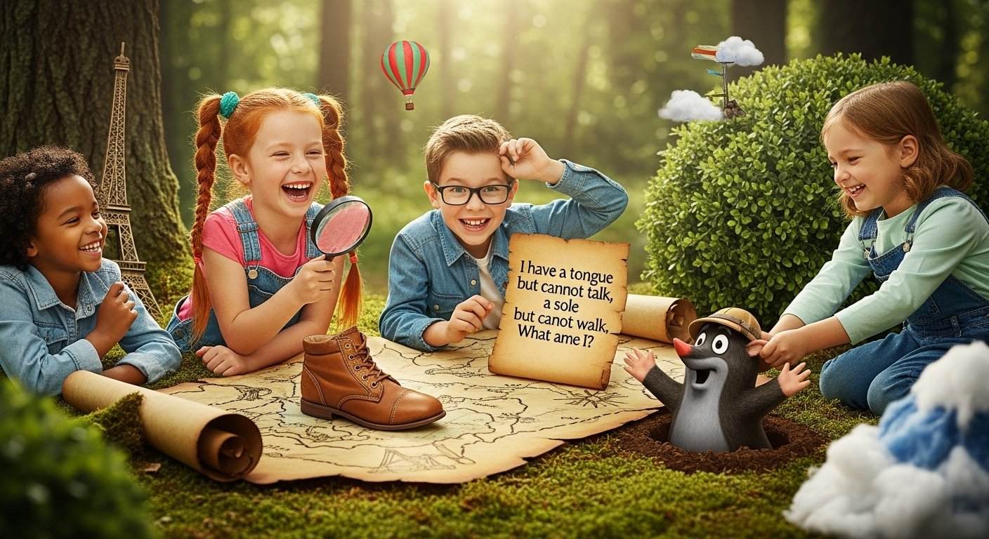 🧠 Brain-location riddles kids Riddles