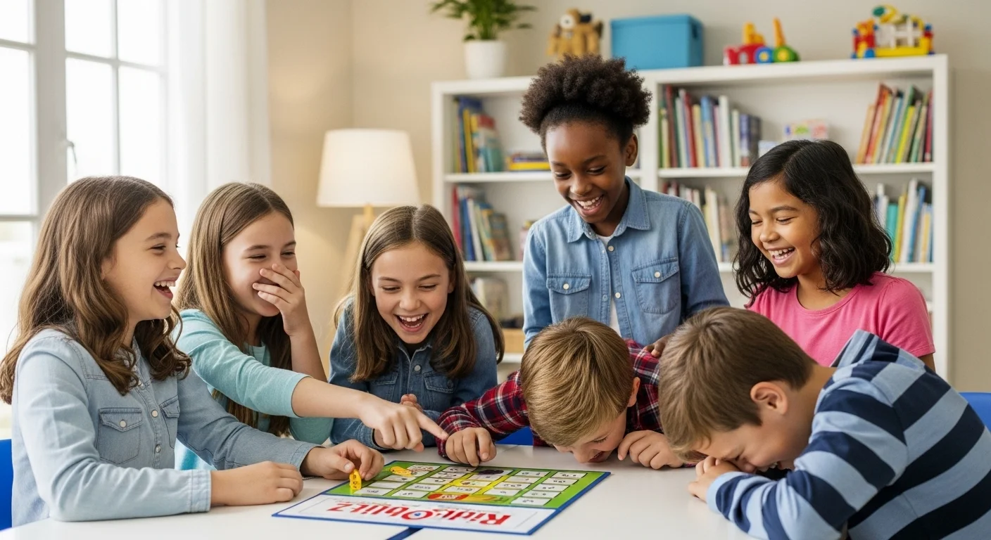 🧠 Teamwork and riddle quiz kids