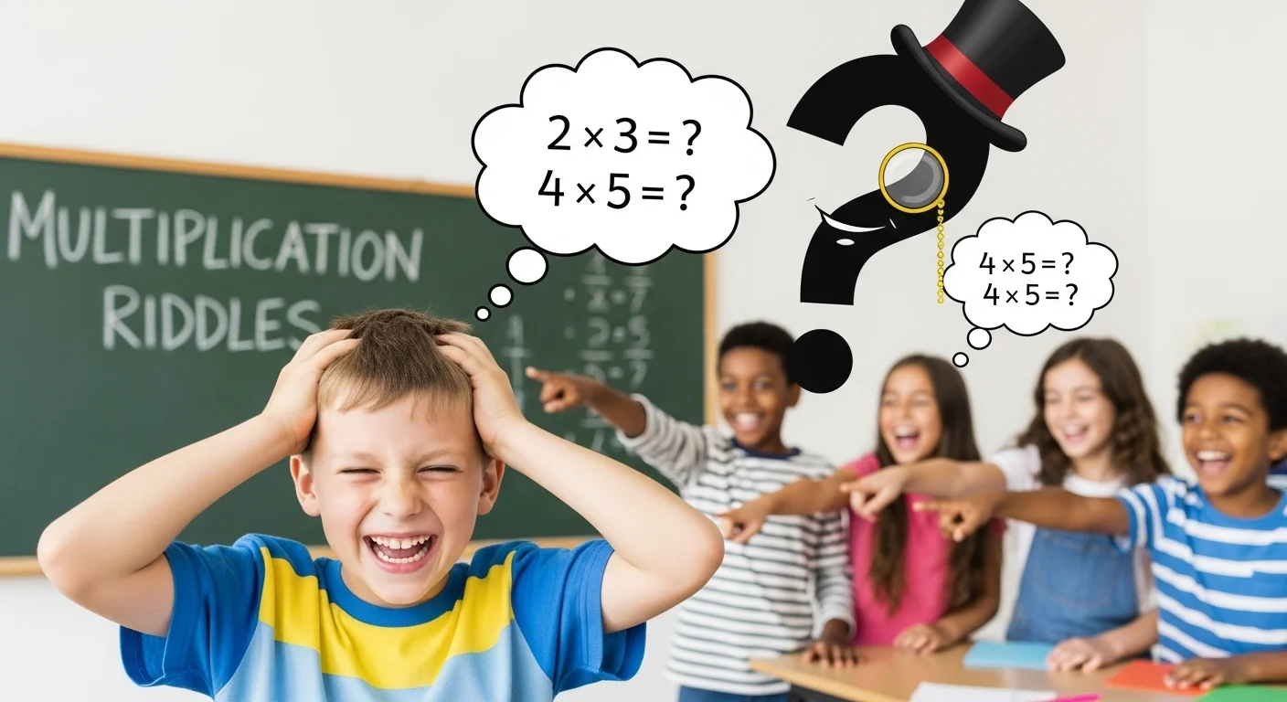 🧩 Gentle Challenge multiplication riddles easy
