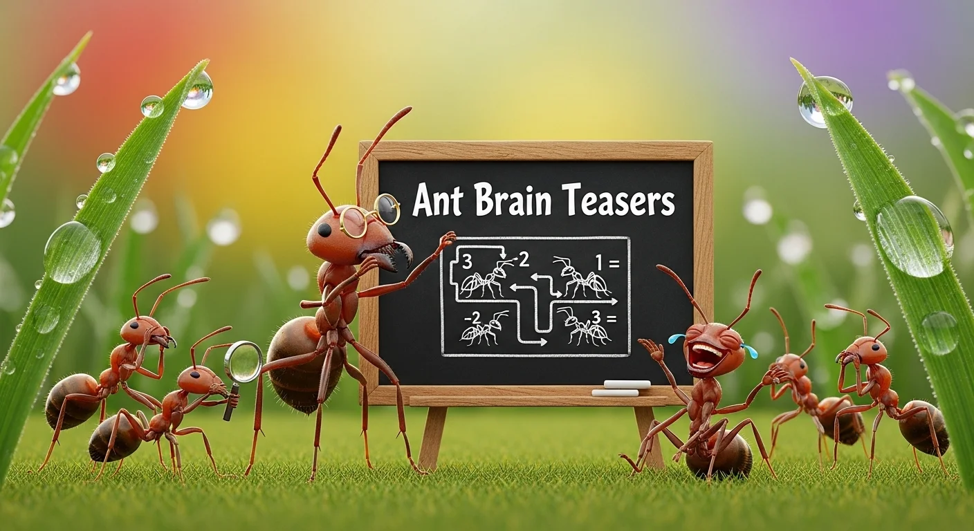 🧩 Tiny Thinkers Easy ant brain riddles