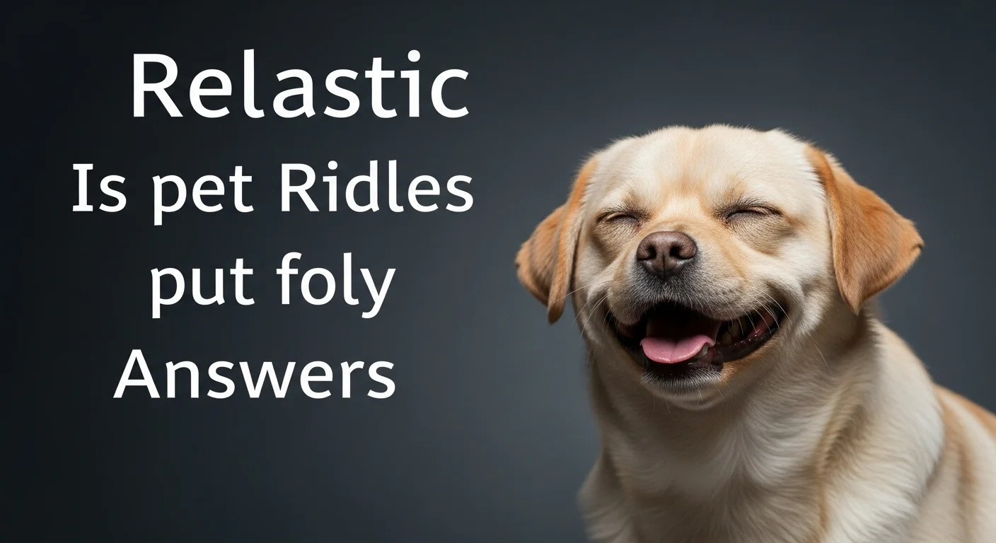 🧸 Cute pet riddles with answers for Little Thinkers