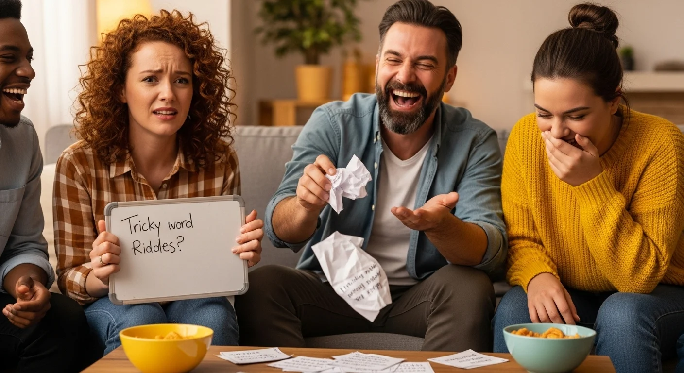 Tricky Word Riddles for Teens & Adults