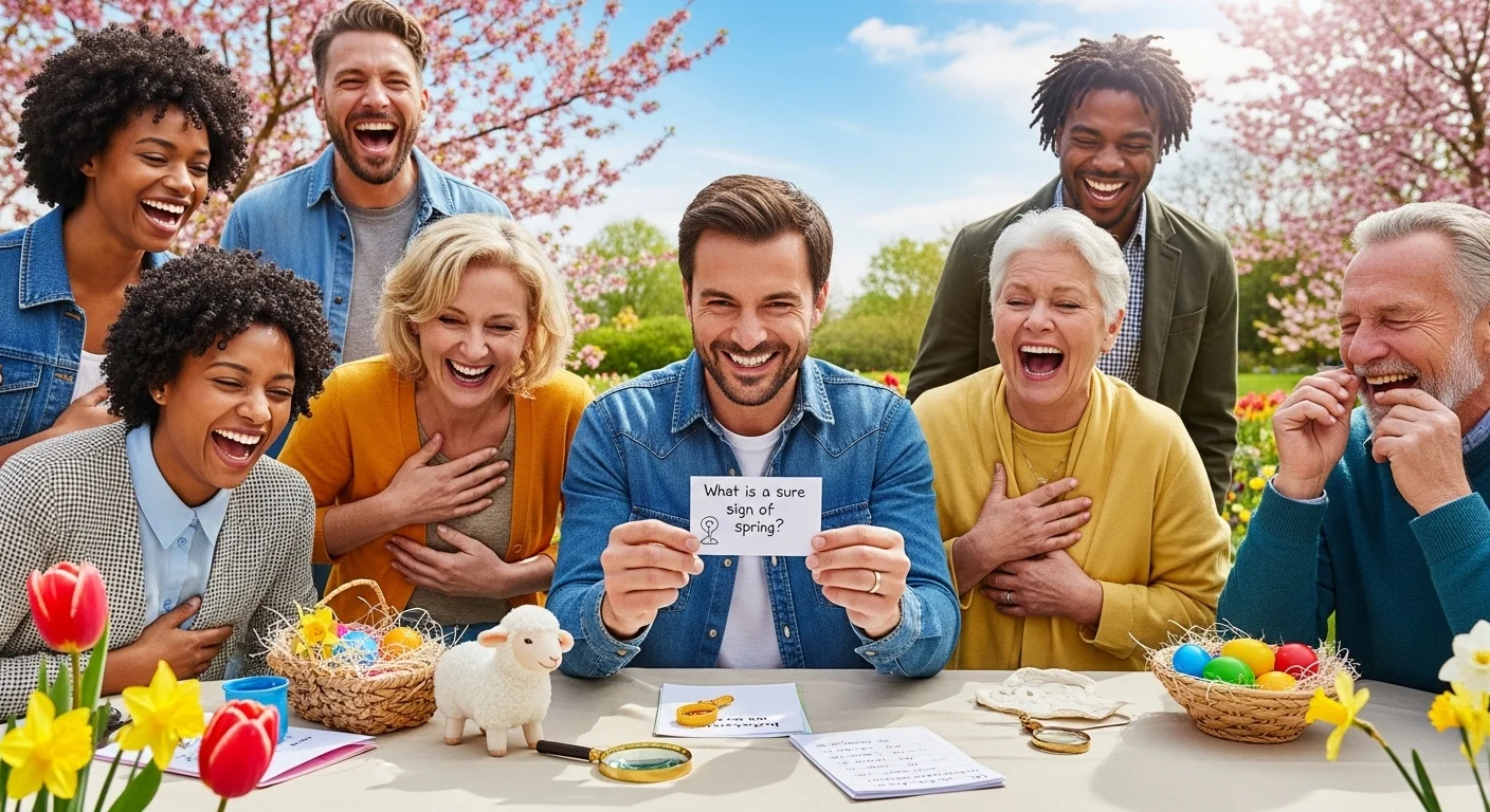 Spring Riddles Fun for Adults