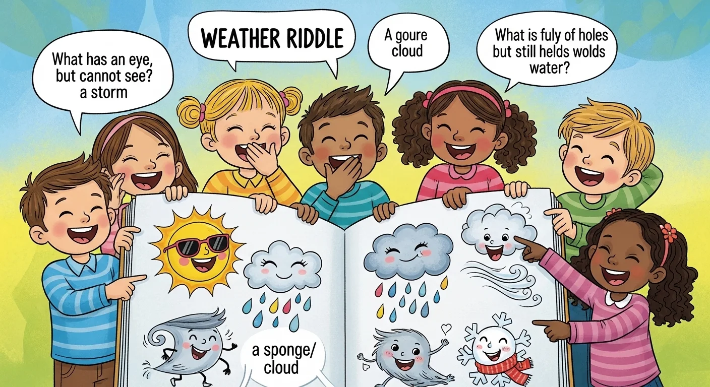 🌦️ Weather Riddles for Kids with Answers