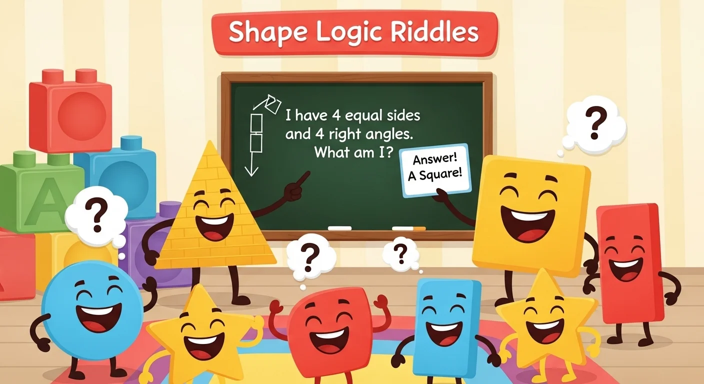 🎒 Classroom-Friendly Shape Logic Riddles
