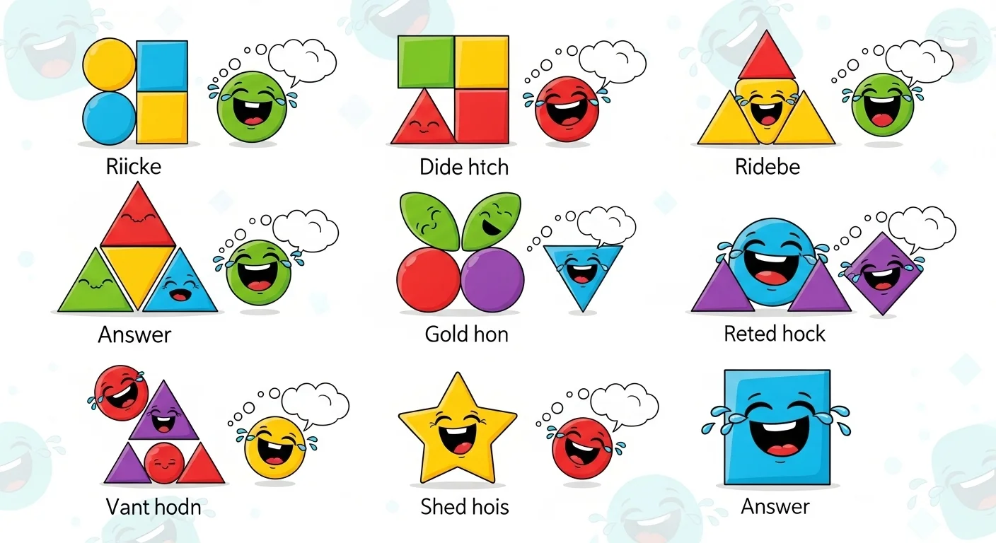 🔺 Shape Logic Riddles for Kids with Answers
