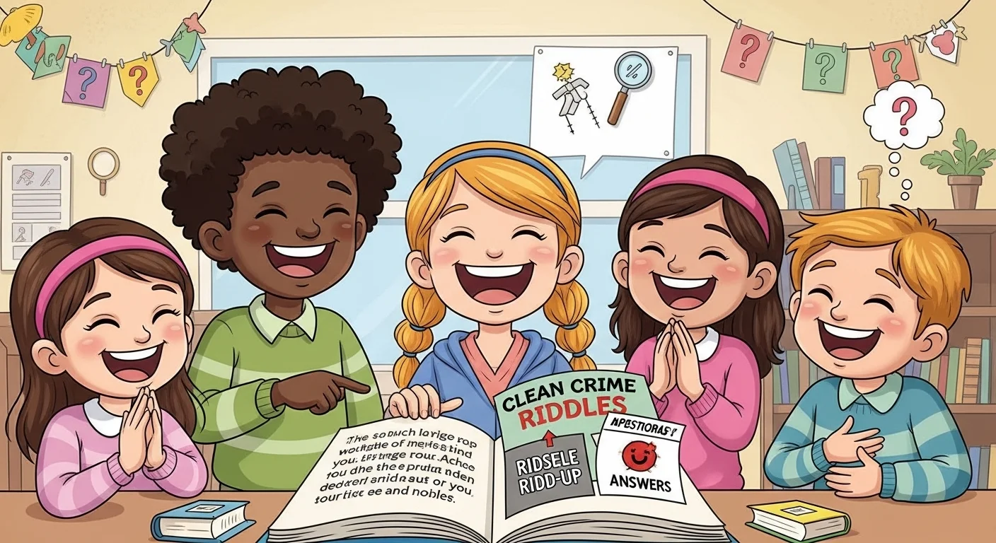 🕵️ Clean Crime Riddles Clean Kids With Answers