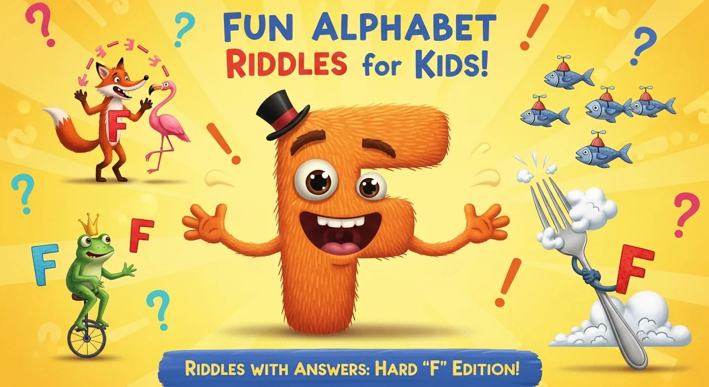 😂 Funny Alphabet Riddles with Answers