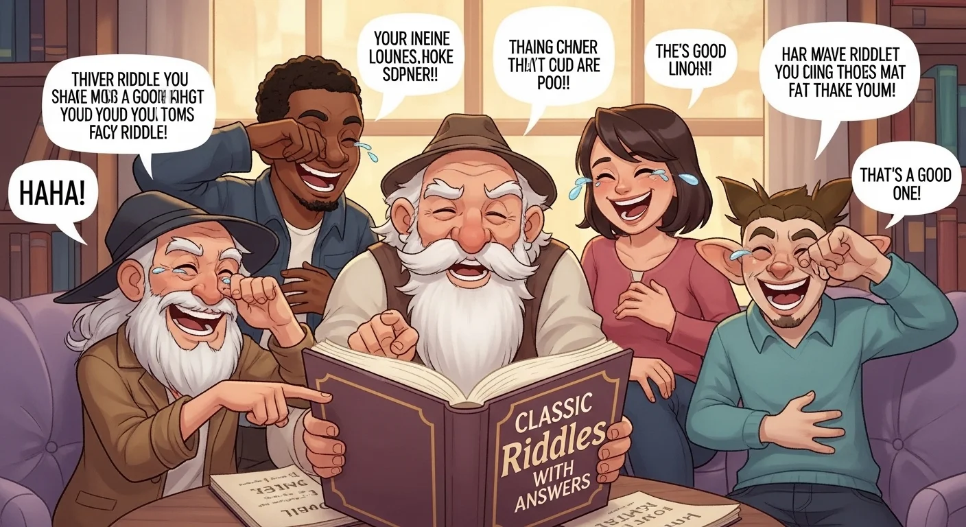 😂 Funny Classic Riddles with Answers