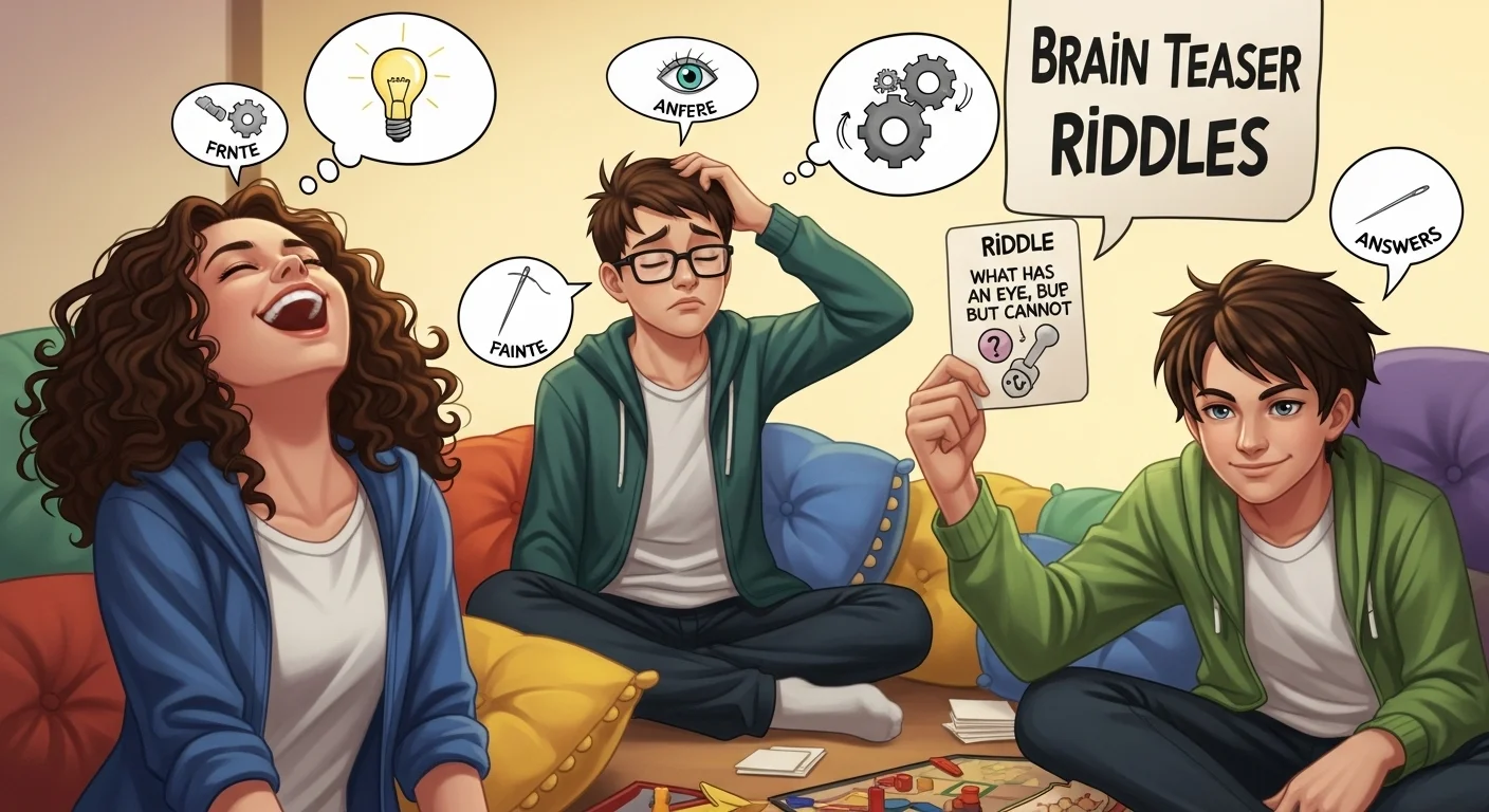 🧠 Brain Teaser Riddles for Teens with Answers