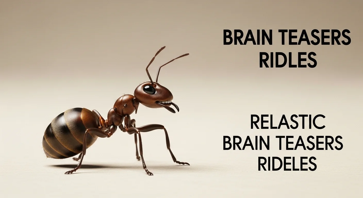 Ant Brain Teasers Riddles with Answers