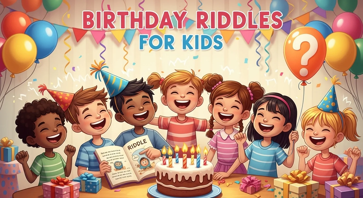 Birthday Riddles for Kids with Answers