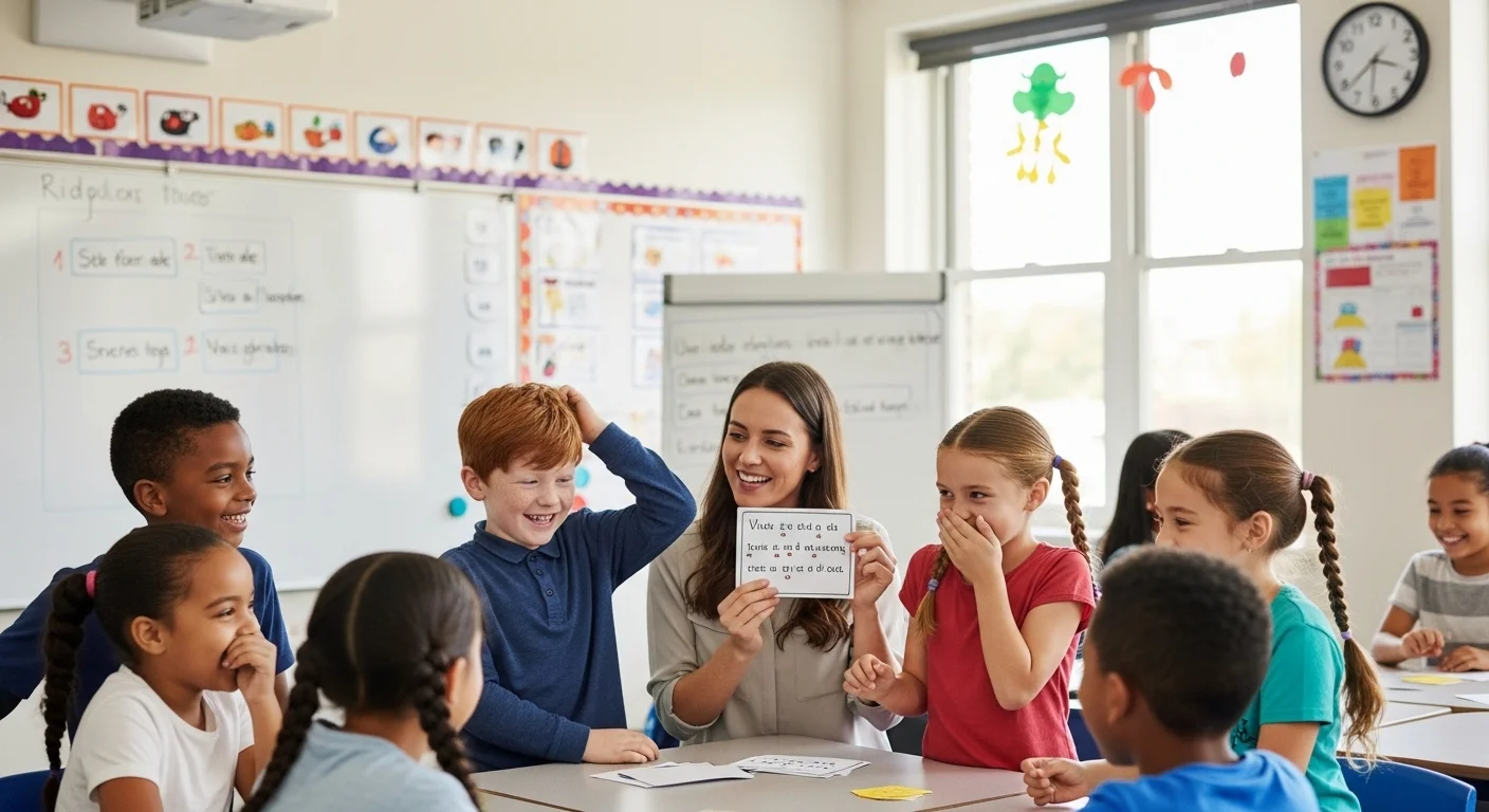Classroom riddles fun with answers