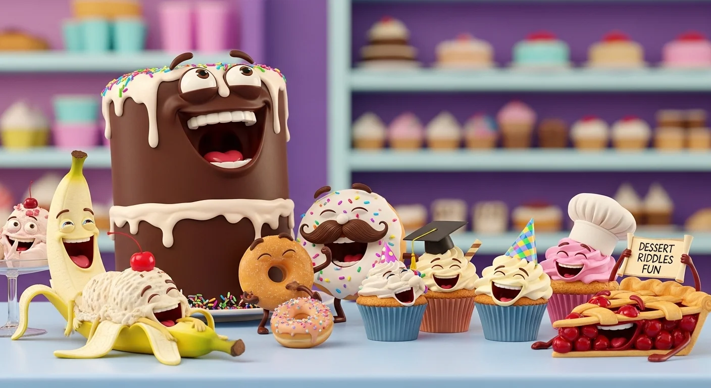 Dessert Riddles Fun for Adults